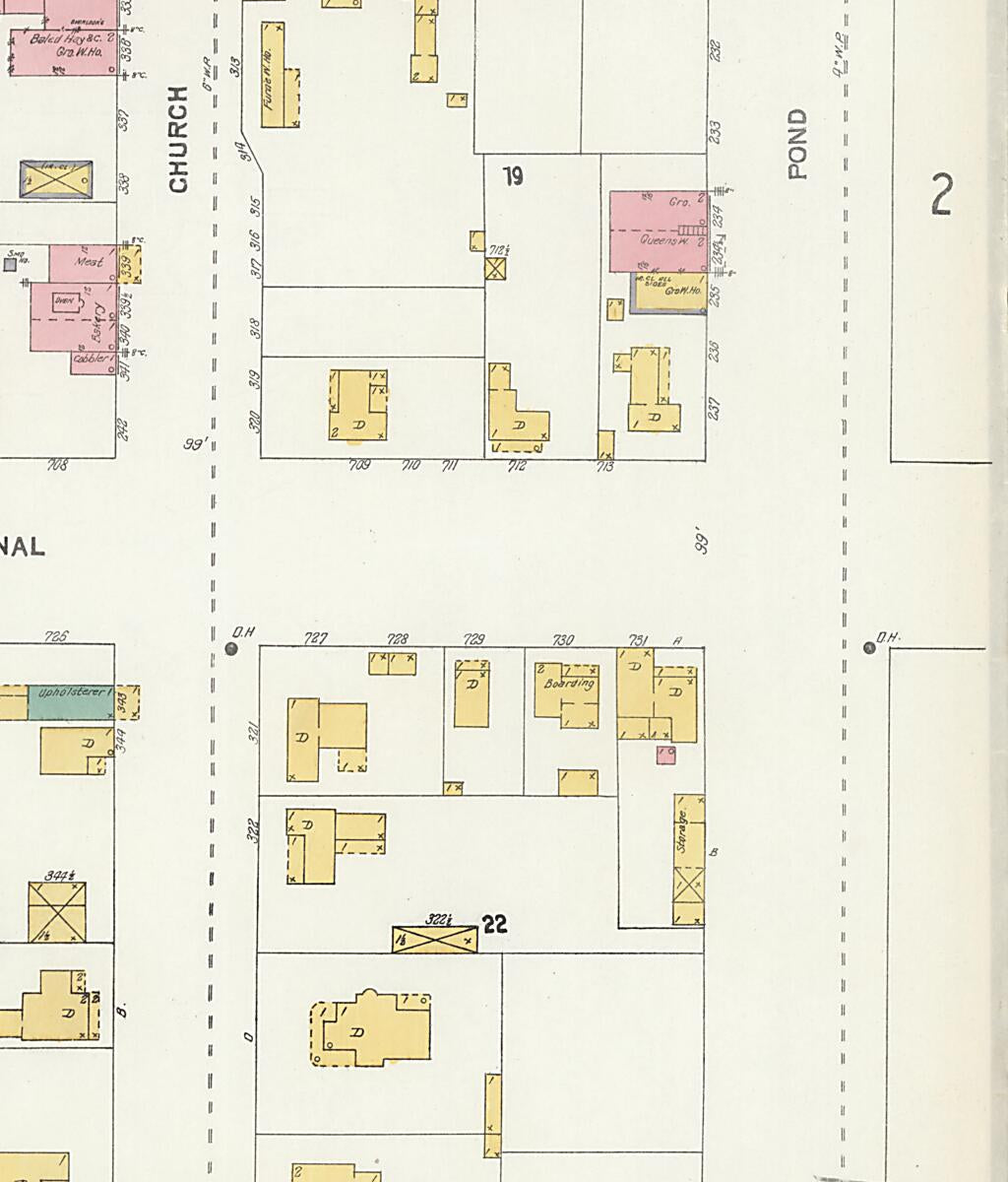 This old map of New Decatur, Morgan County, Alabama was created by Sanborn Map Company in 1903