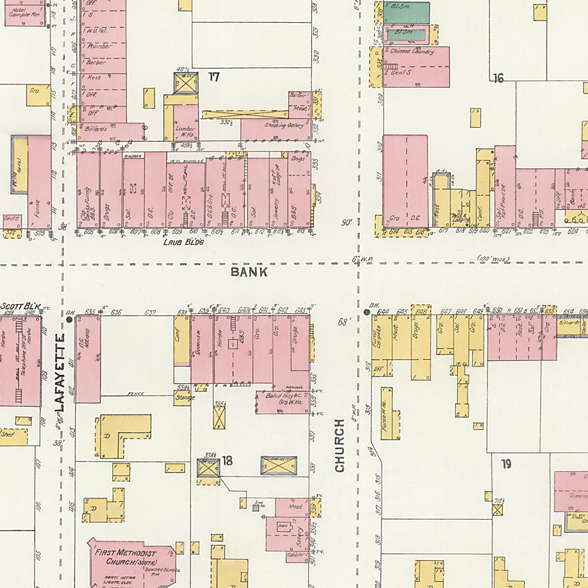 This old map of New Decatur, Morgan County, Alabama was created by Sanborn Map Company in 1903