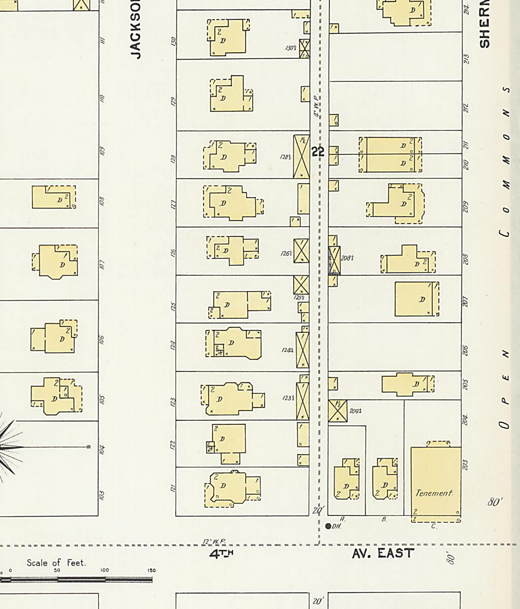 This old map of New Decatur, Morgan County, Alabama was created by Sanborn Map Company in 1903