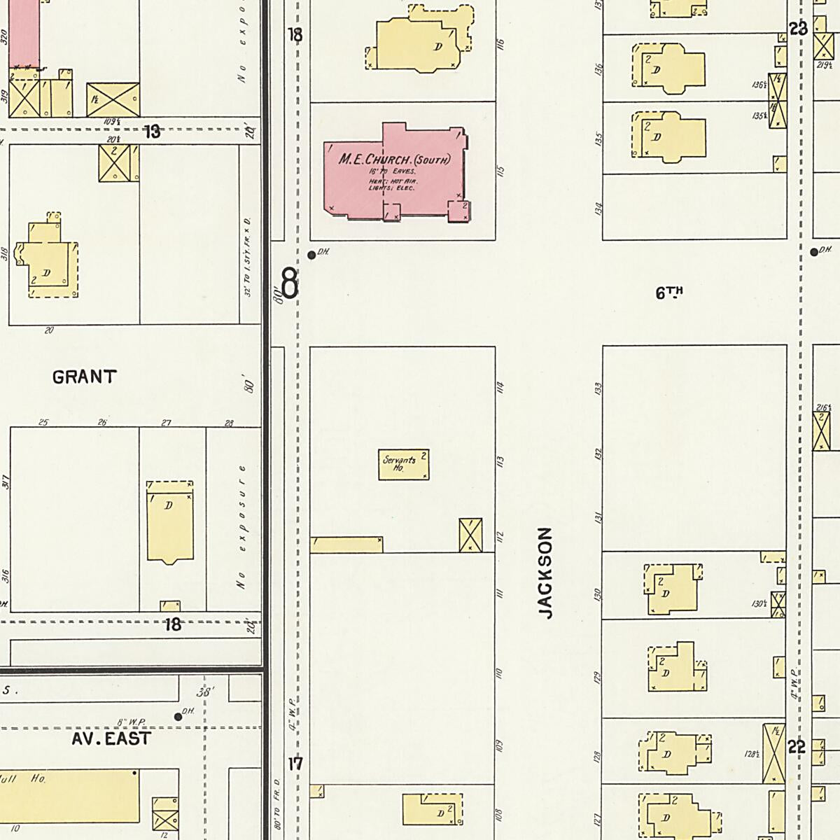 This old map of New Decatur, Morgan County, Alabama was created by Sanborn Map Company in 1903