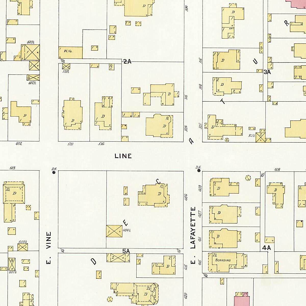 This old map of New Decatur, Morgan County, Alabama was created by Sanborn Map Company in 1908