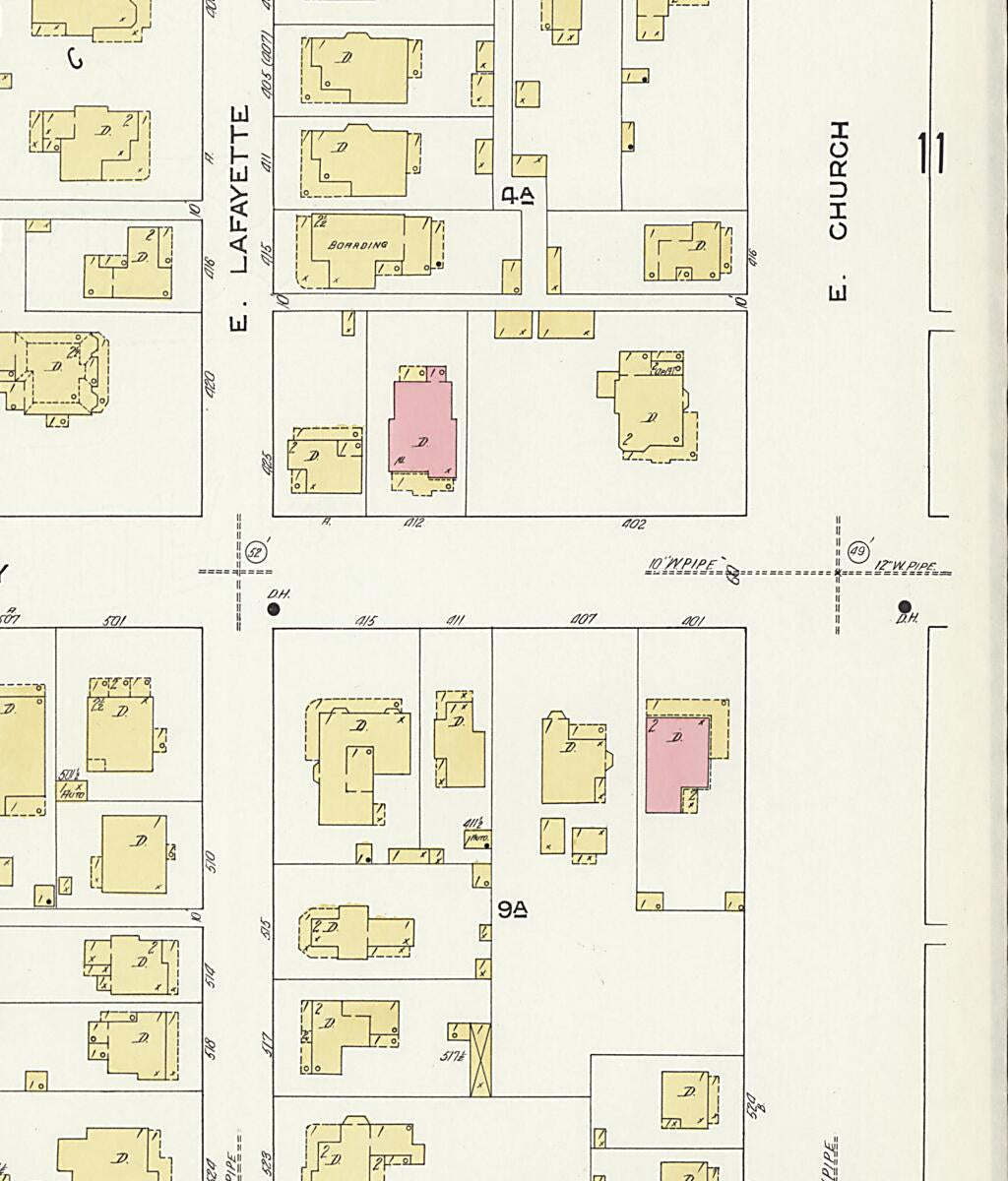 This old map of New Decatur, Morgan County, Alabama was created by Sanborn Map Company in 1913