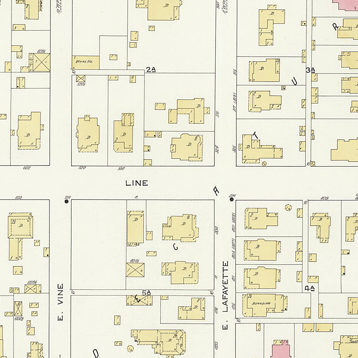 This old map of New Decatur, Morgan County, Alabama was created by Sanborn Map Company in 1913