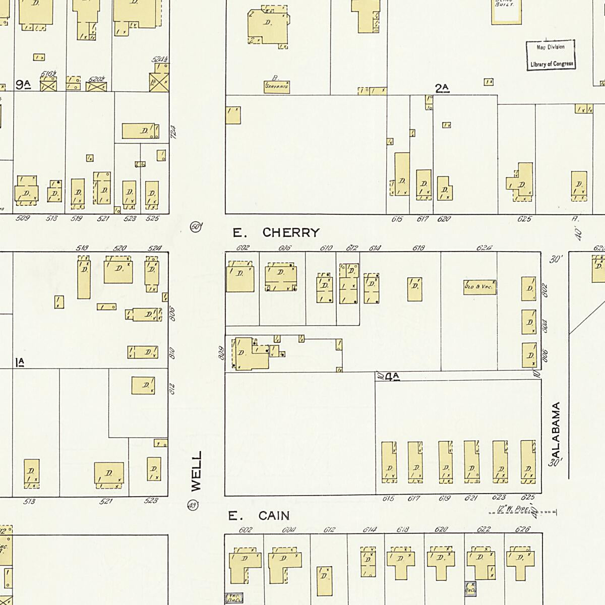 This old map of New Decatur, Morgan County, Alabama was created by Sanborn Map Company in 1913
