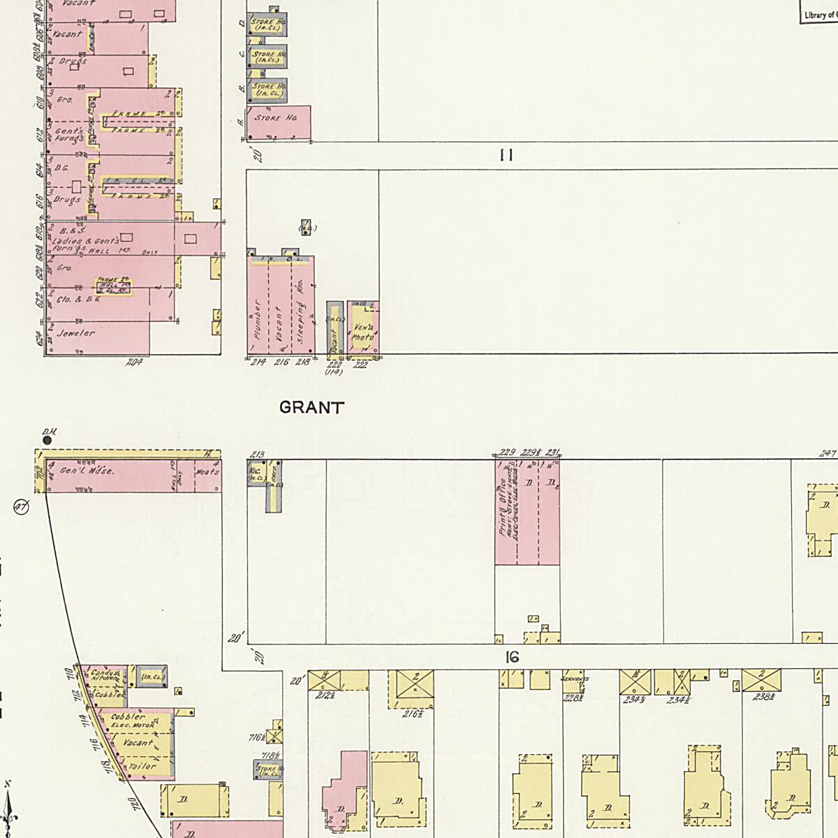 This old map of New Decatur, Morgan County, Alabama was created by Sanborn Map Company in 1913