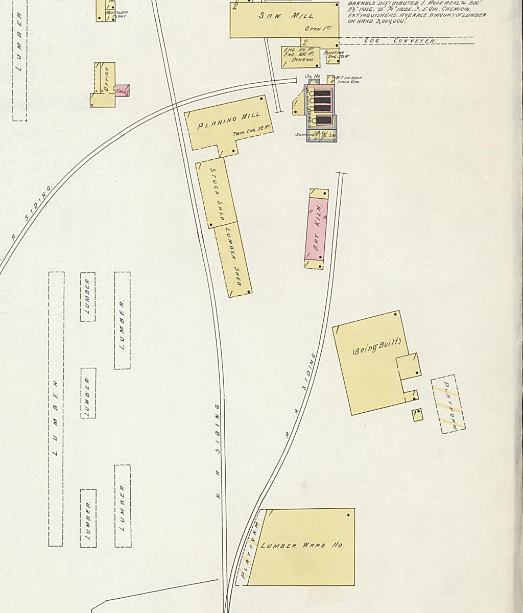 This old map of New Decatur, Morgan County, Alabama was created by Sanborn Map Company in 1913
