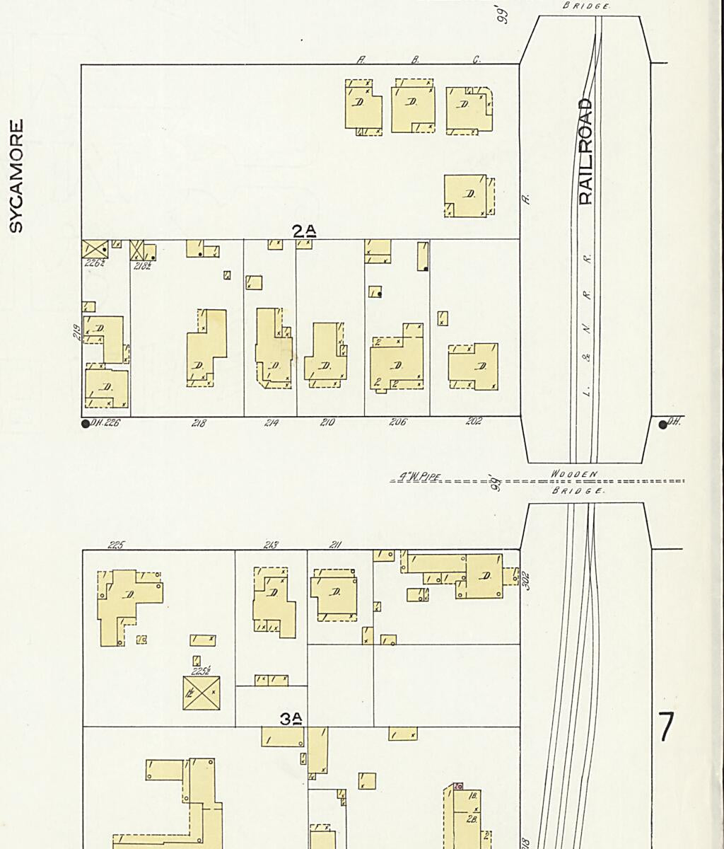 This old map of New Decatur, Morgan County, Alabama was created by Sanborn Map Company in 1913