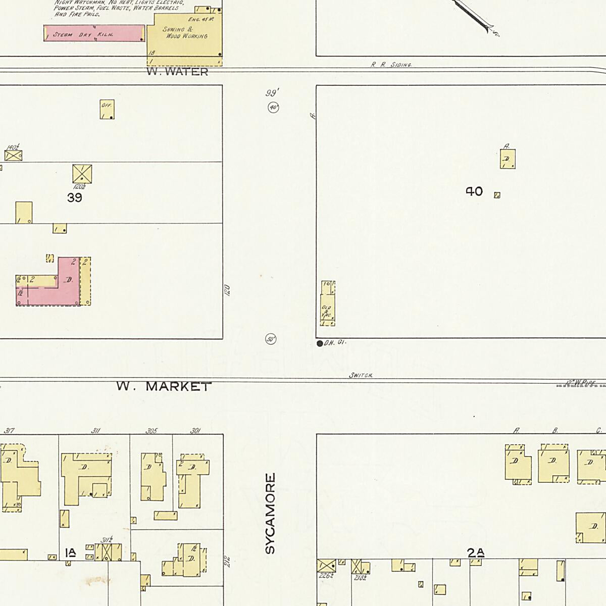 This old map of New Decatur, Morgan County, Alabama was created by Sanborn Map Company in 1913