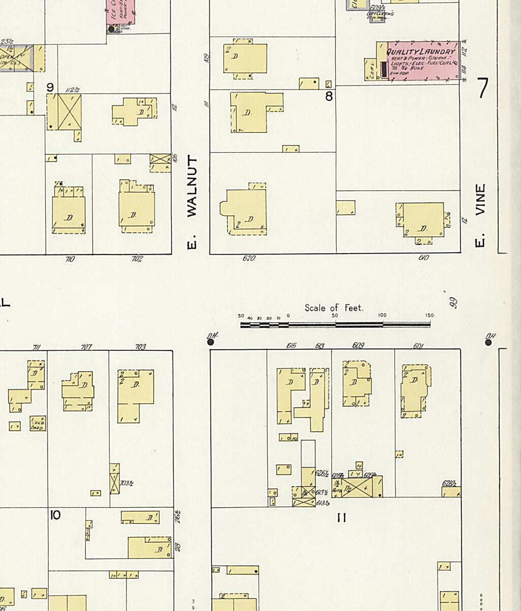 This old map of New Decatur, Morgan County, Alabama was created by Sanborn Map Company in 1913