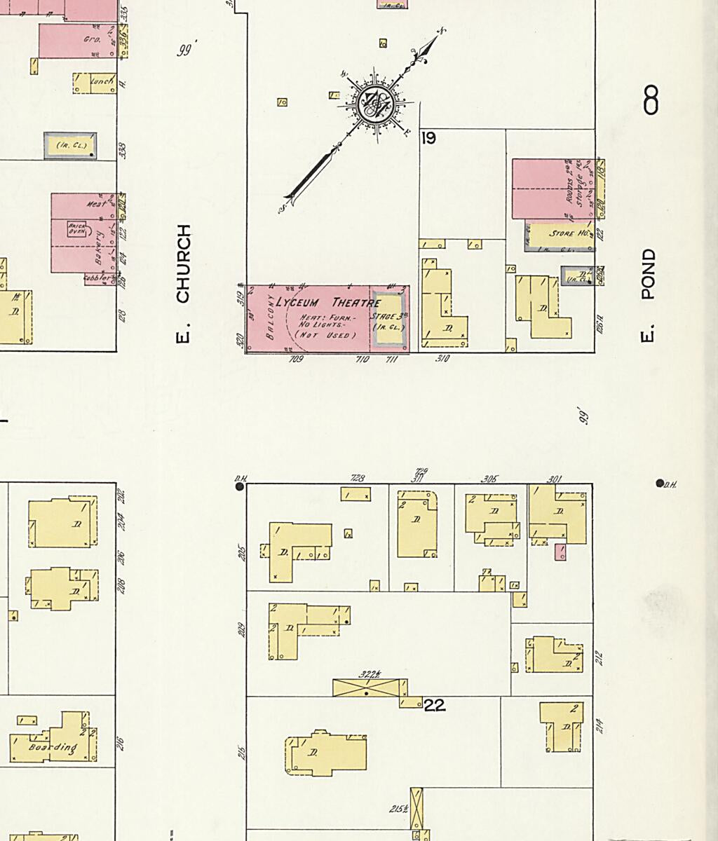This old map of New Decatur, Morgan County, Alabama was created by Sanborn Map Company in 1913