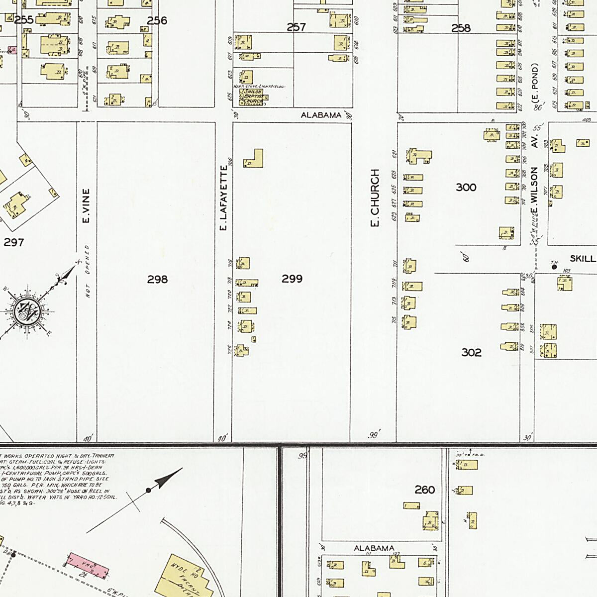 This old map of Decatur, Morgan County, Alabama was created by Sanborn Map Company in 1927