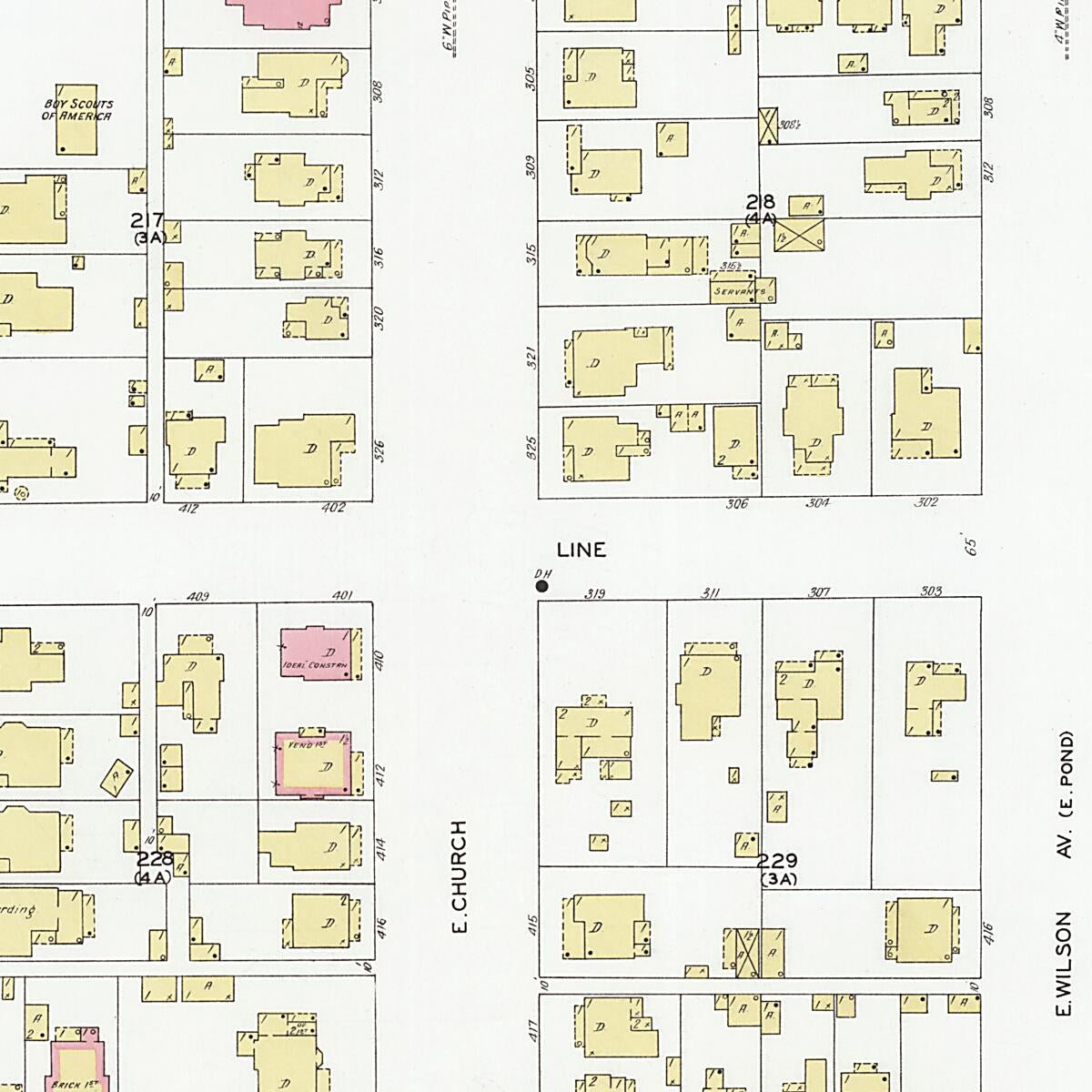 This old map of Decatur, Morgan County, Alabama was created by Sanborn Map Company in 1927