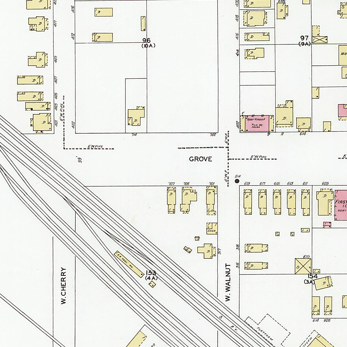 This old map of Decatur, Morgan County, Alabama was created by Sanborn Map Company in 1927