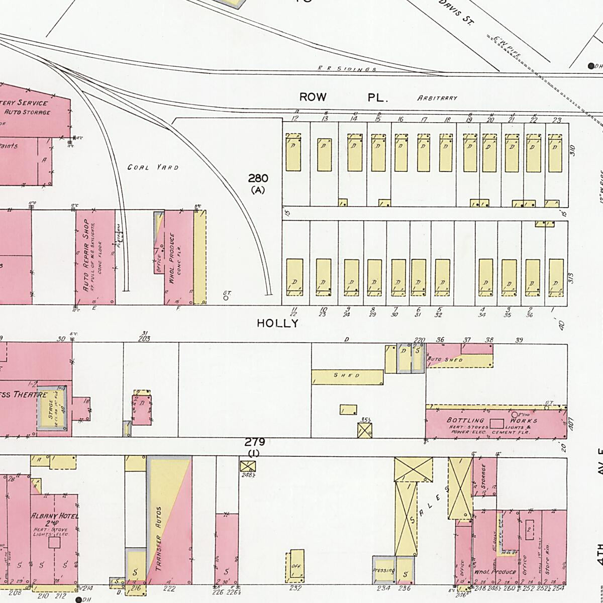 This old map of Decatur, Morgan County, Alabama was created by Sanborn Map Company in 1927