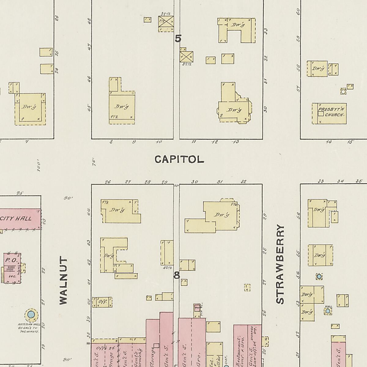 This old map of Demopolis, Marengo County, Alabama was created by Sanborn Map Company in 1891