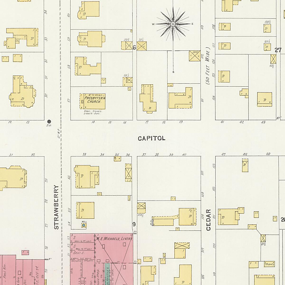 This old map of Demopolis, Marengo County, Alabama was created by Sanborn Map Company in 1903