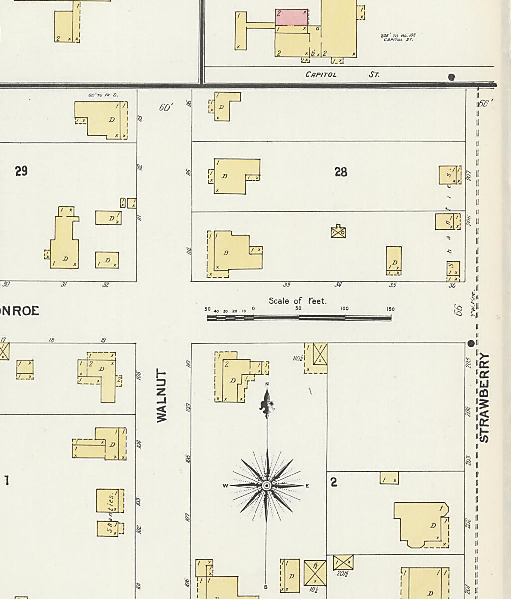 This old map of Demopolis, Marengo County, Alabama was created by Sanborn Map Company in 1903
