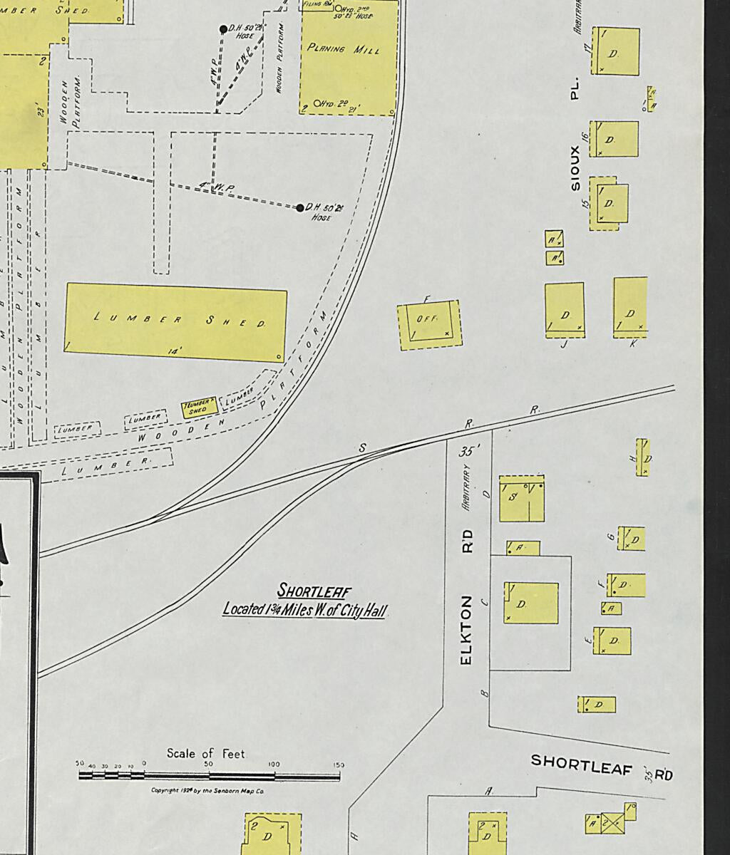 This old map of Demopolis, Marengo County, Alabama was created by Sanborn Map Company in 1924
