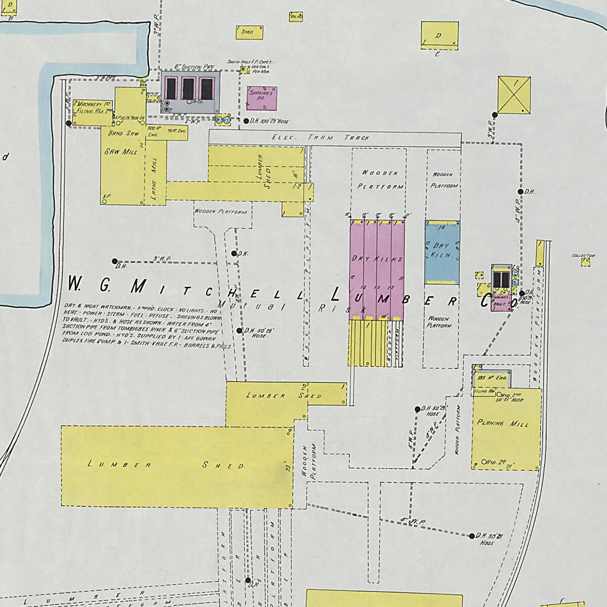 This old map of Demopolis, Marengo County, Alabama was created by Sanborn Map Company in 1924