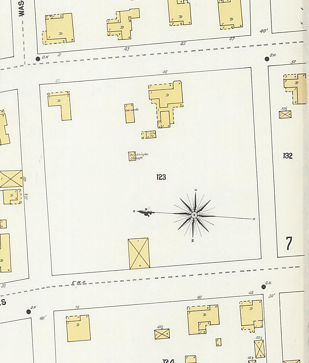 This old map of Dothan, Houston County, Alabama was created by Sanborn Map Company in 1903
