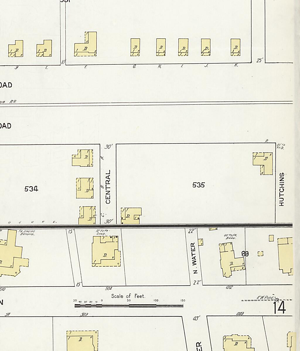 This old map of Dothan, Houston County, Alabama was created by Sanborn Map Company in 1912