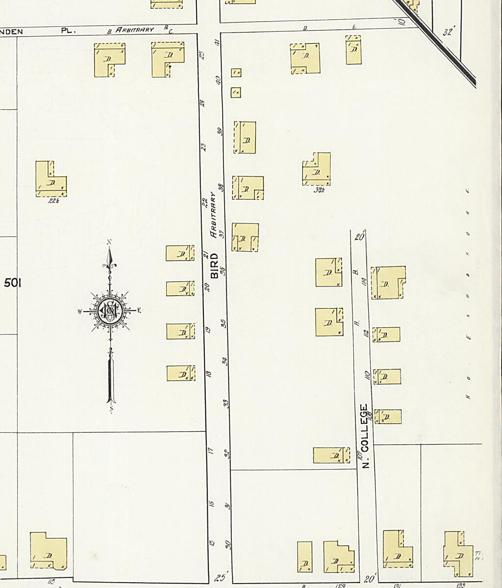 This old map of Dothan, Houston County, Alabama was created by Sanborn Map Company in 1912