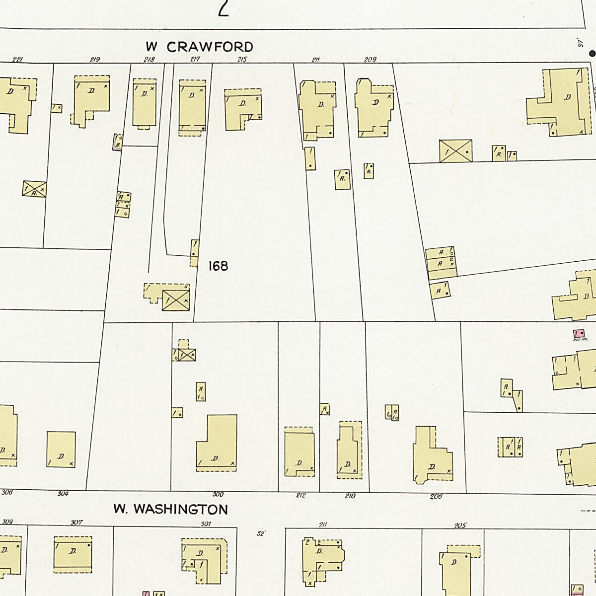This old map of Dothan, Houston County, Alabama was created by Sanborn Map Company in 1924