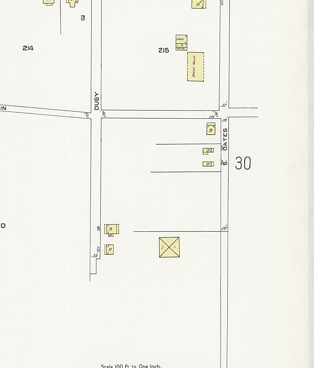 This old map of Dothan, Houston County, Alabama was created by Sanborn Map Company in 1924