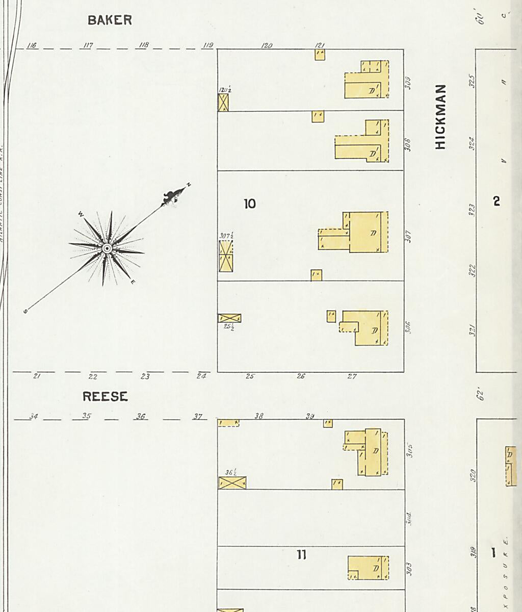 This old map of Elba, Coffee County, Alabama was created by Sanborn Map Company in 1903