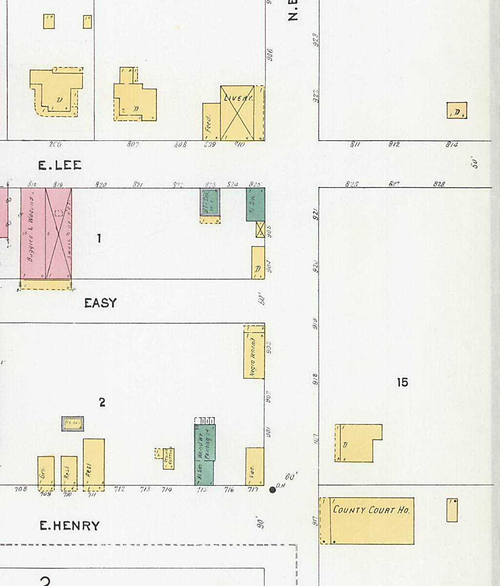 This old map of Enterprise, Coffee County, Alabama was created by Sanborn Map Company in 1905