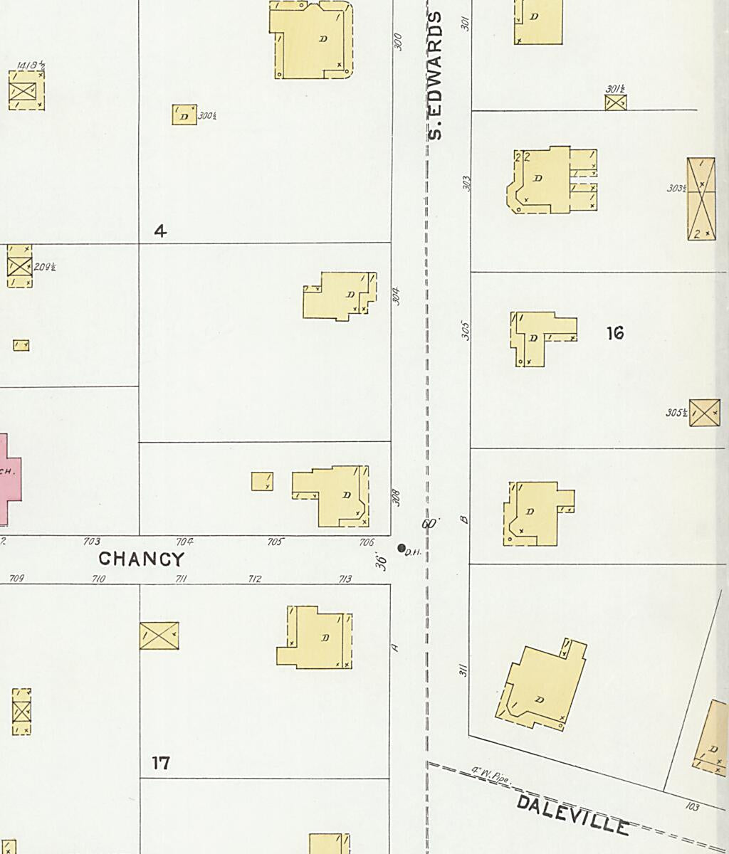 This old map of Enterprise, Coffee County, Alabama was created by Sanborn Map Company in 1905