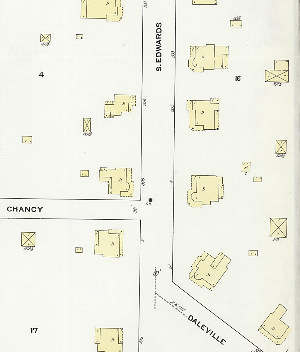 This old map of Enterprise, Coffee County, Alabama was created by Sanborn Map Company in 1910