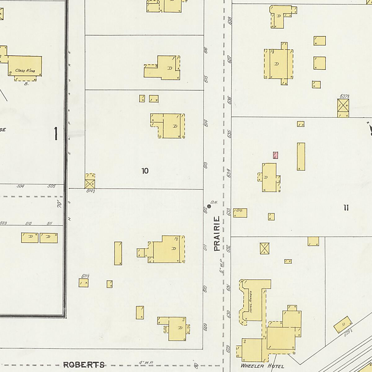 This old map of Eutaw, Greene County, Alabama was created by Sanborn Map Company in 1903
