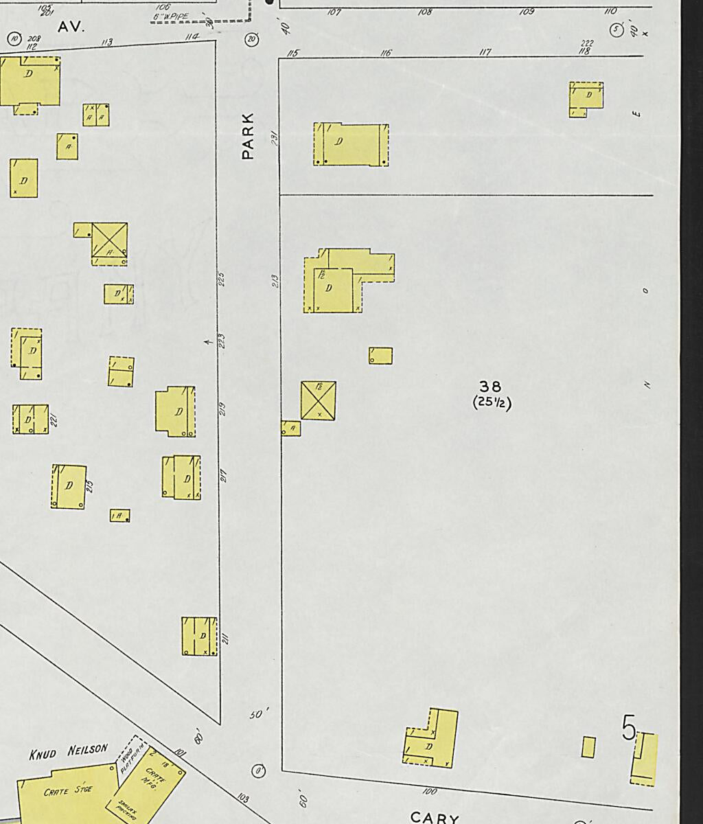 This old map of Evergreen, Conecuh County, Alabama was created by Sanborn Map Company in 1927