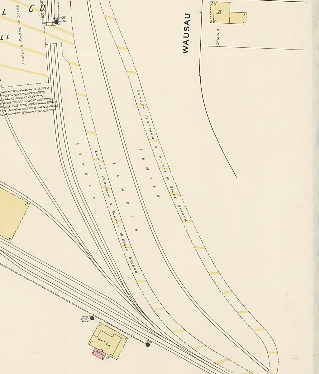 This old map of Lockhart, Covington County, Alabama was created by Sanborn Map Company in 1913