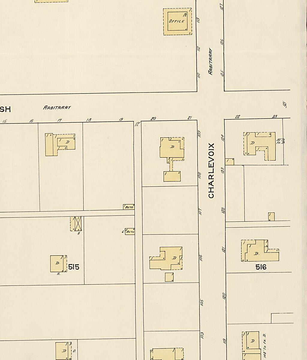 This old map of Lockhart, Covington County, Alabama was created by Sanborn Map Company in 1913