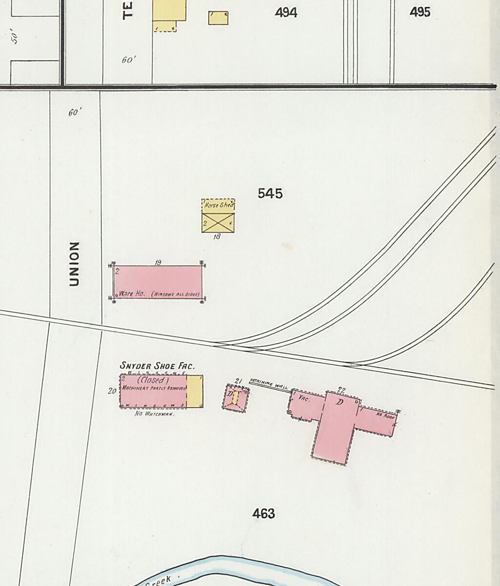 This old map of Florence, Lauderdale County, Alabama was created by Sanborn Map Company in 1899