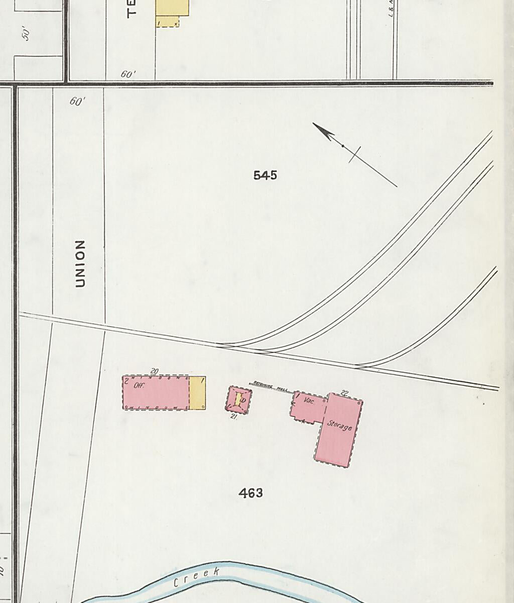 This old map of Florence, Lauderdale County, Alabama was created by Sanborn Map Company in 1905