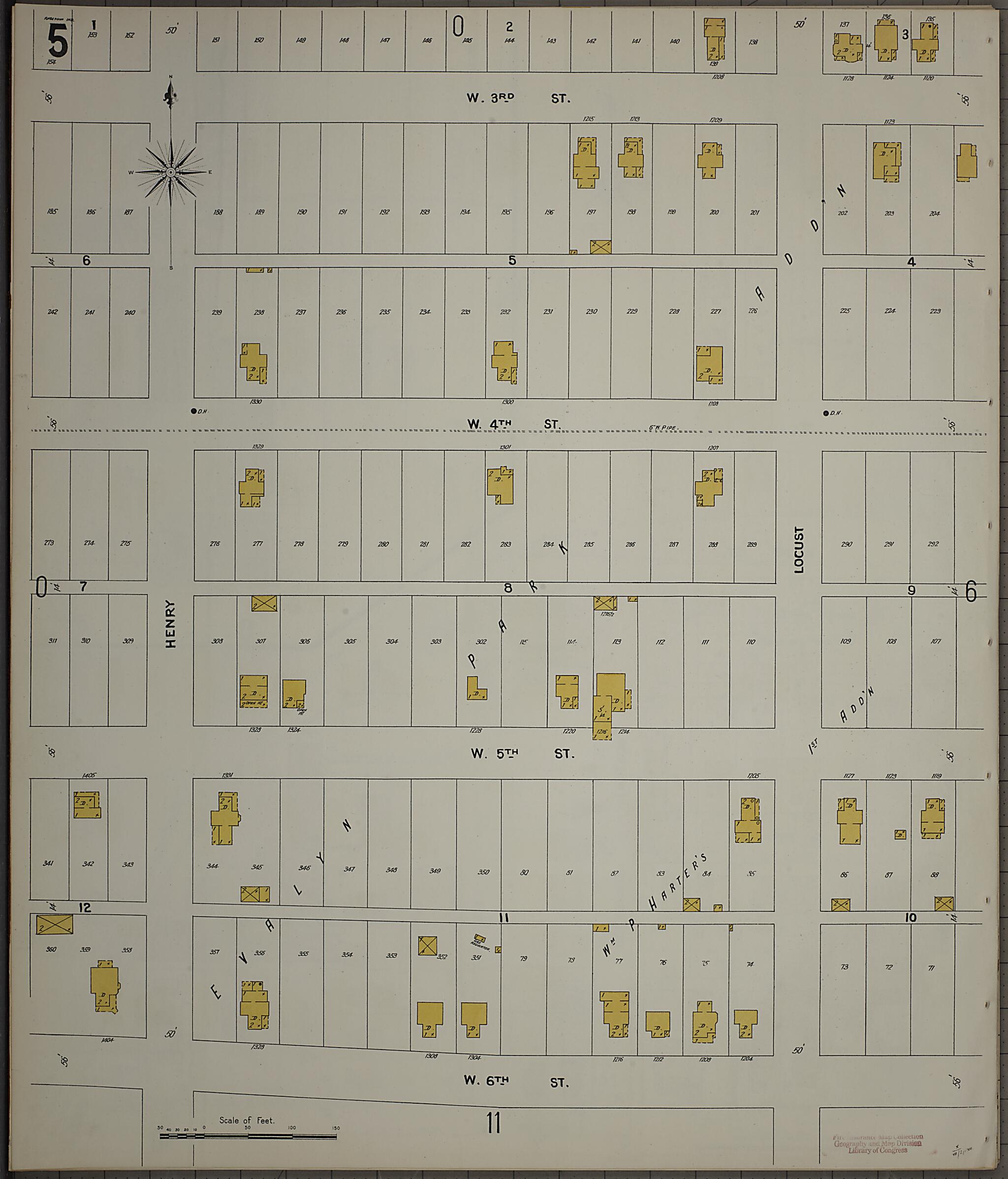 This old map of Anderson, Madison County, Indiana was created by Sanborn Map Company in 1900