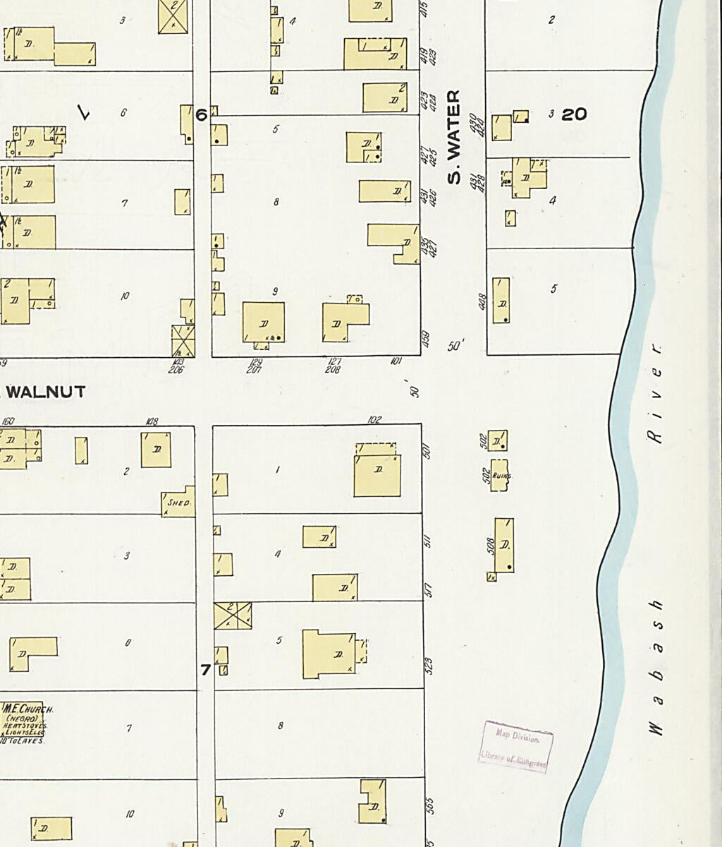 This old map of Clinton, Vermillion County, Indiana was created by Sanborn Map Company in 1910