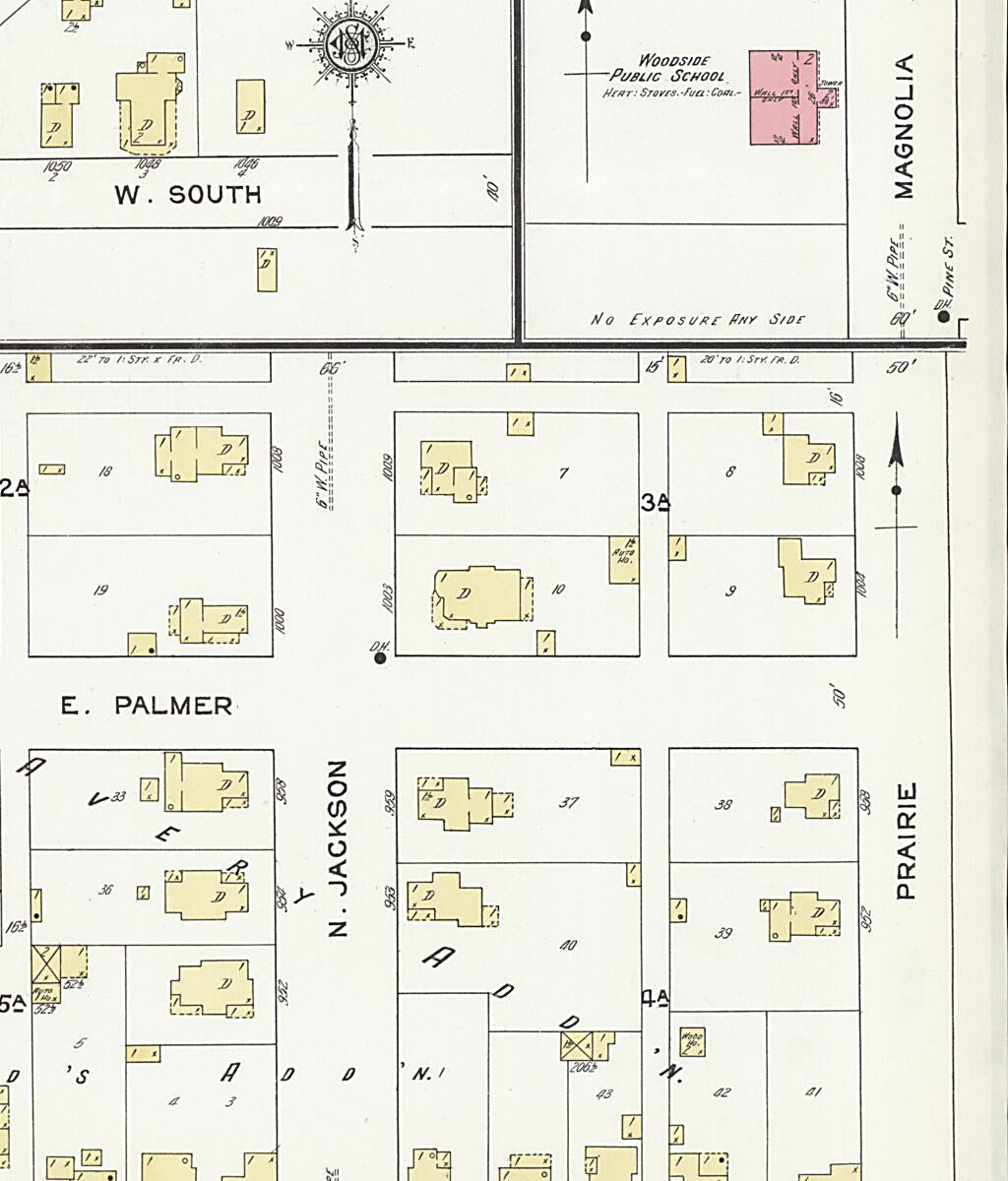 This old map of Frankfort, Clinton County, Indiana was created by Sanborn Map Company in 1912