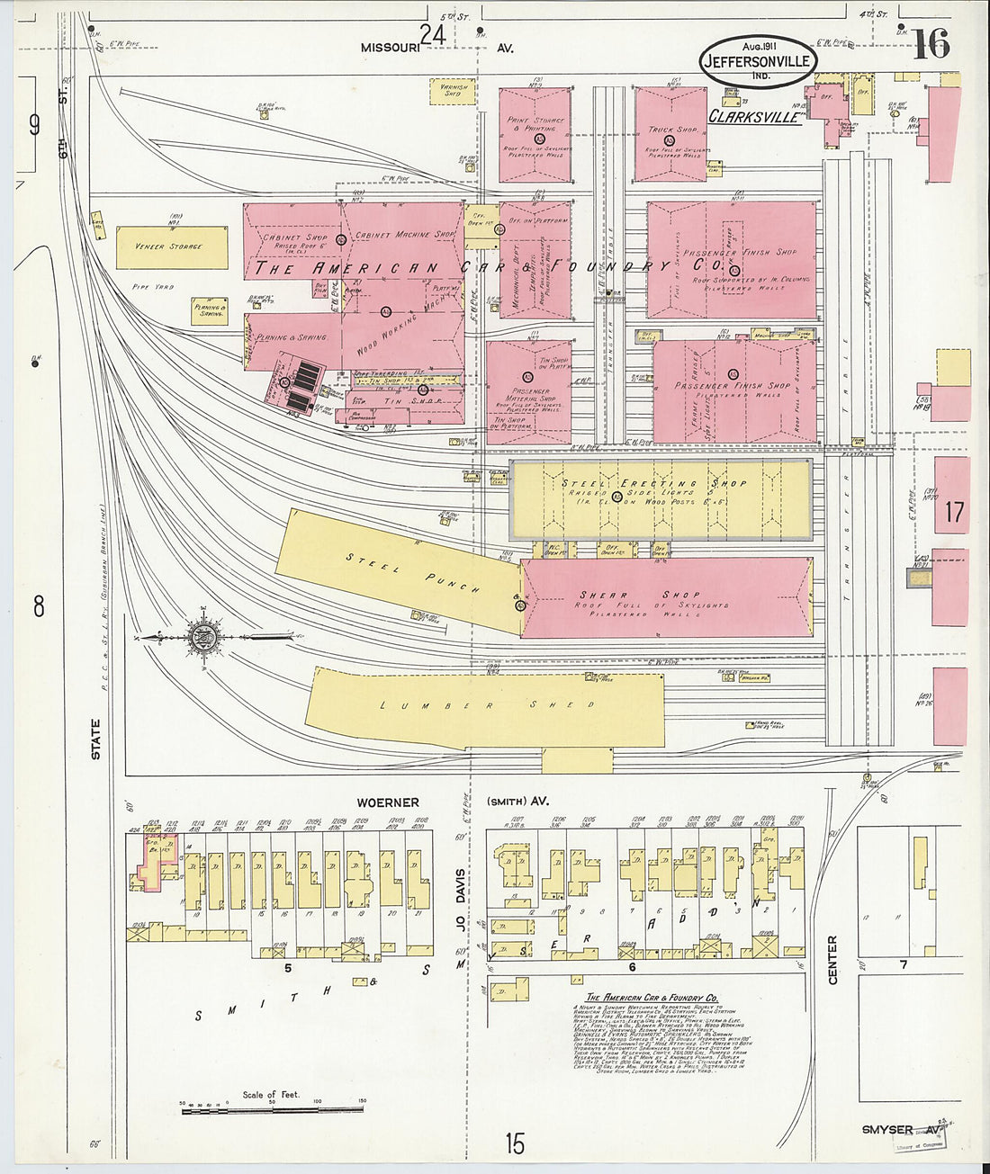 This old map of Port Fulton, Clark County, Indiana was created by Sanborn Map Company in 1911