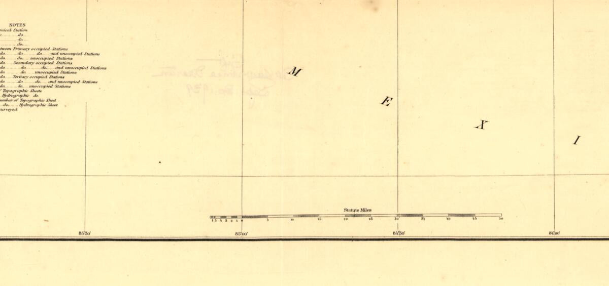 This old map of Sketch G Showing the Progress of the Survey In Section No. VII, from 1849 to from 1857 was created by  United States Coast Survey in 1857