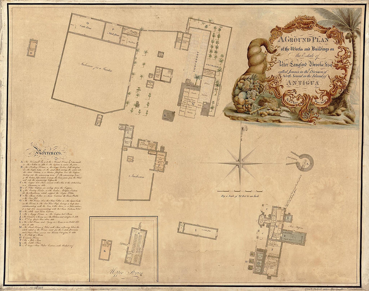 A Ground Plan of the Works and Buildings On the Estate of Peter Langford Brooke, Esq., Called Jonas&