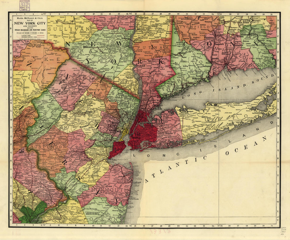 This old map of Rand, McNally & Co.&