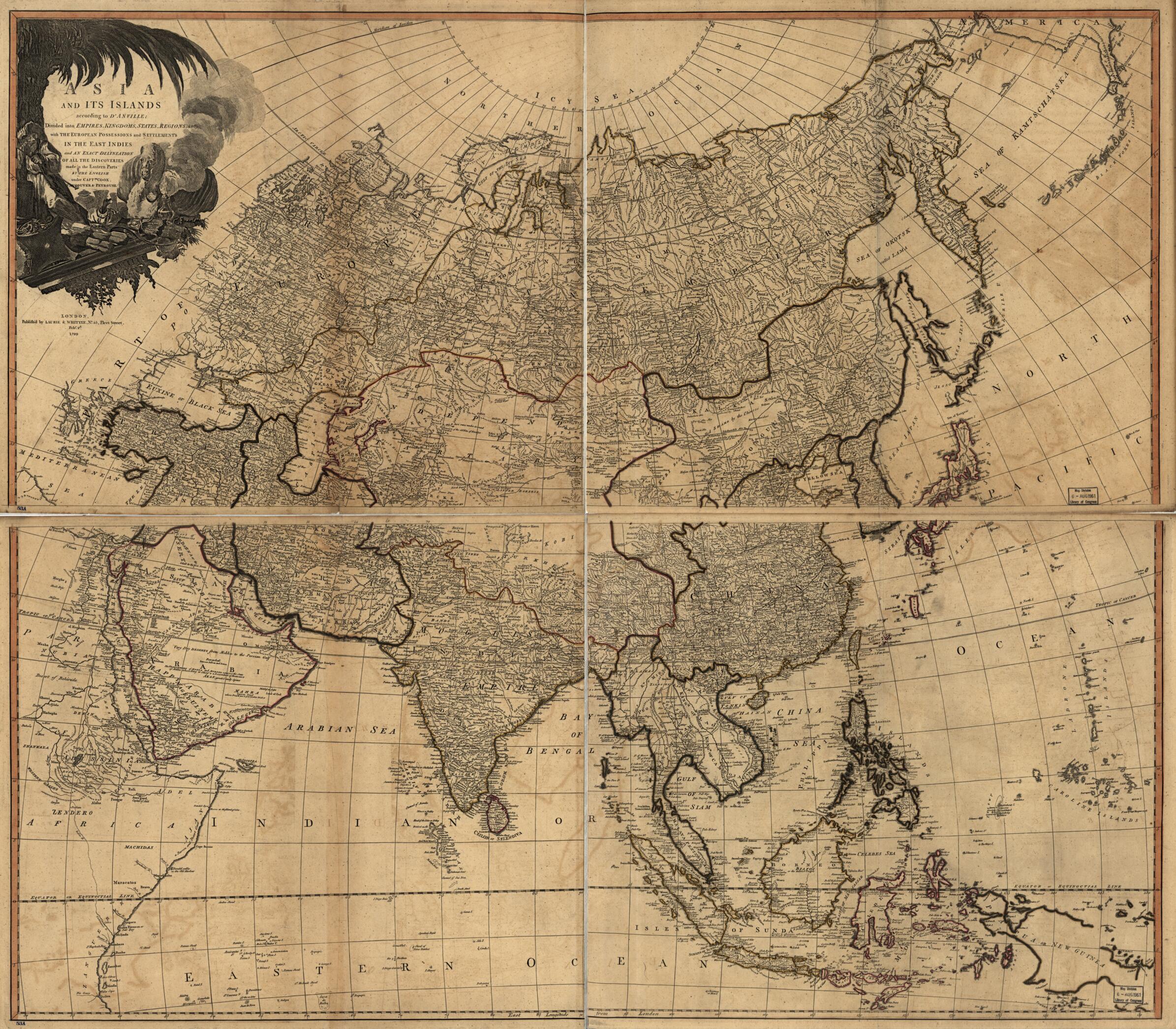 Asia and Its Islands According to D&