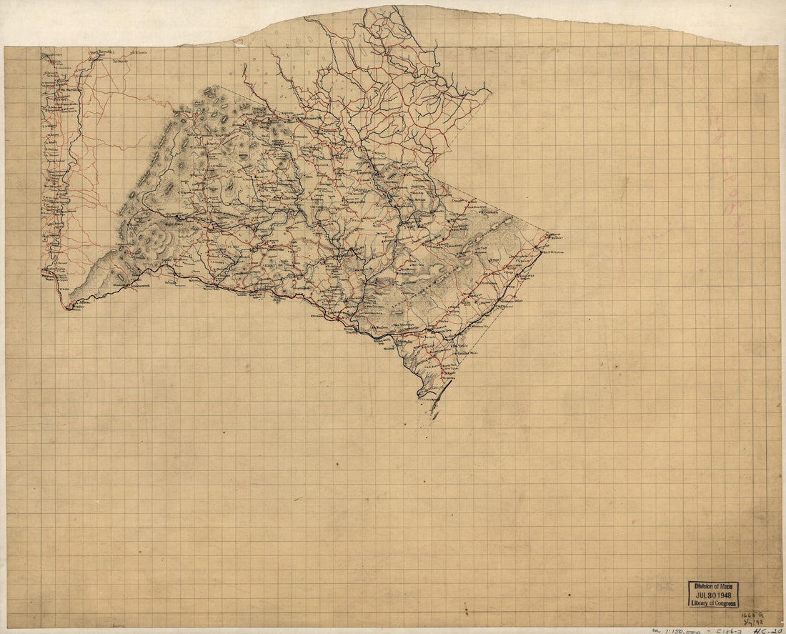 This old map of Map of Albemarle County, North of the Virginia Central Railroad, and a Portion of Augusta County Along the South Fork of the Shenandoah River from 1860 was created by in 1860