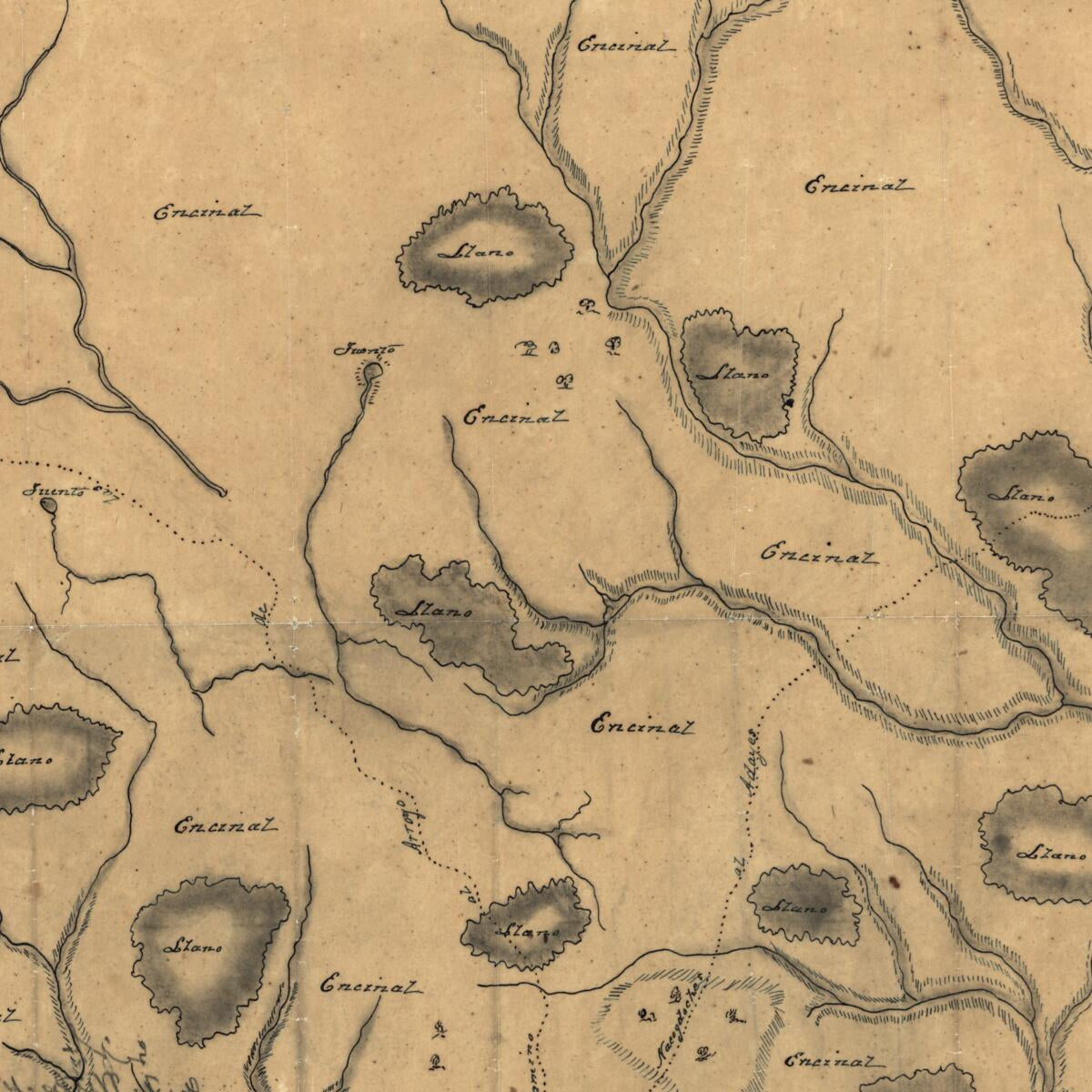 This old map of Map of Las Ormigas Grant, Sabine and DeSoto Parishes, Louisiana from 1800 was created by  in 1800