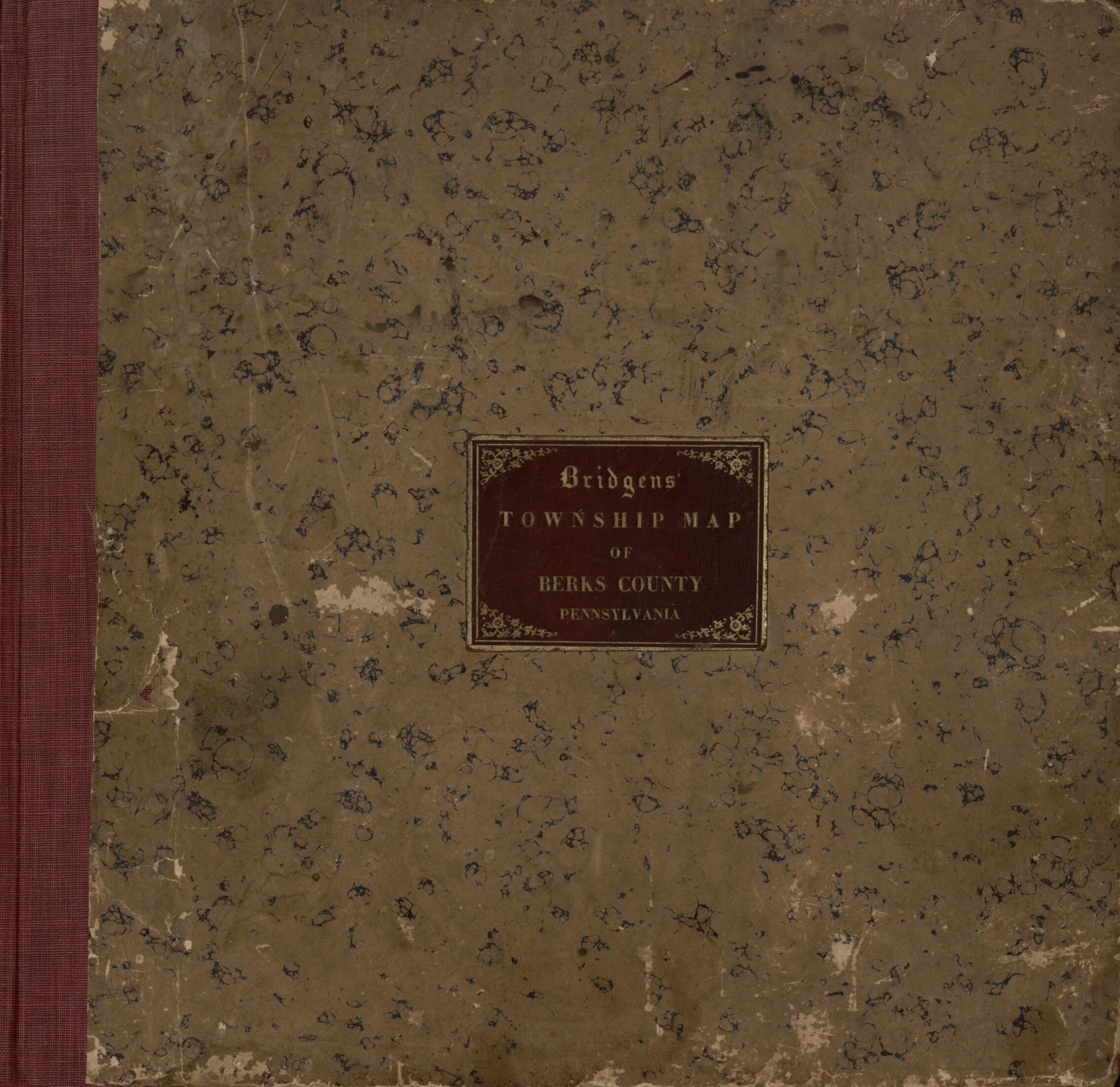 This old map of Township Map of Berks County, Pennsylvania, from Actual Surveys (Bridgens&