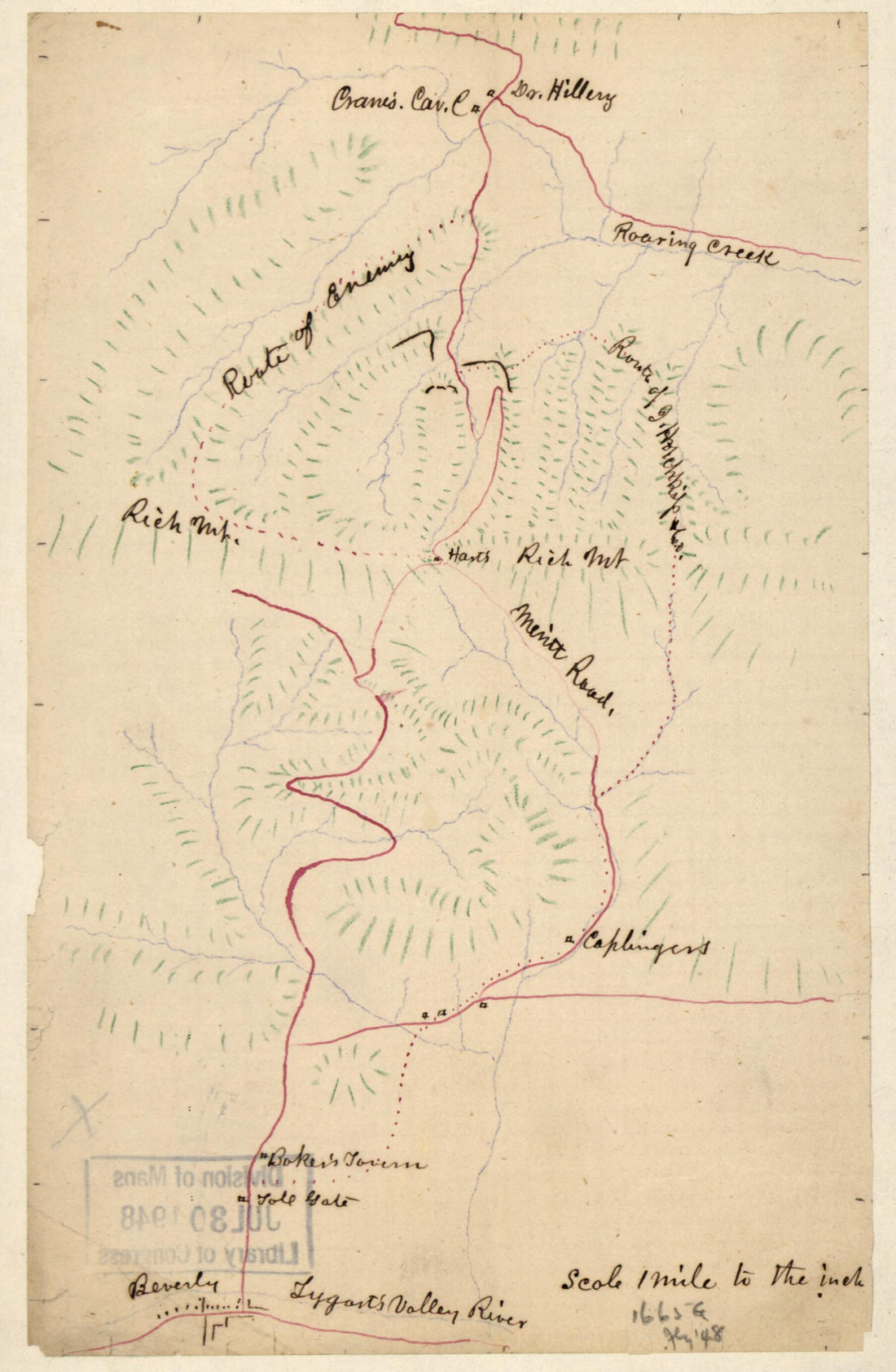 This old map of 12, from 1861 was created by in 1861